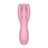 Satisfyer Threesome 3 Layon Vibrator Pink 8.5 Inches STIMULATORS
